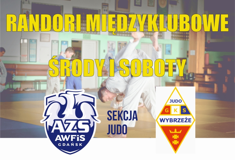 Międzyklubowe randori na AWFiS Gdańsk i SGKS Wybrzeże [środy i soboty]